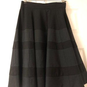 Black Flared Skirt, Size 0
